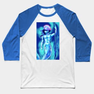 Man o War Jellyfish Merman for MerMay warrior aries spear tentacles spines Baseball T-Shirt